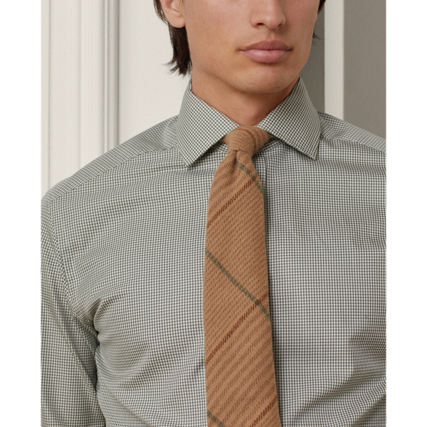 Pflegeleichtes Hemd mit Ginganmuster Purple Label in Gischt 6