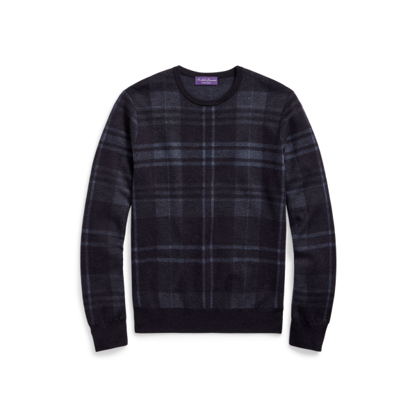 Karierter Kaschmirpullover Purple Label in 1