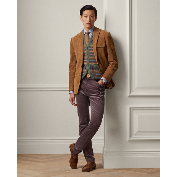 Chaleco de lana y cachemira Fair Isle Purple Label en Fairisle Loveitt 4