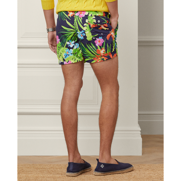 Refined Navy Multi 4.25-Inch Amalfi Swim Trunk Purple Label 5