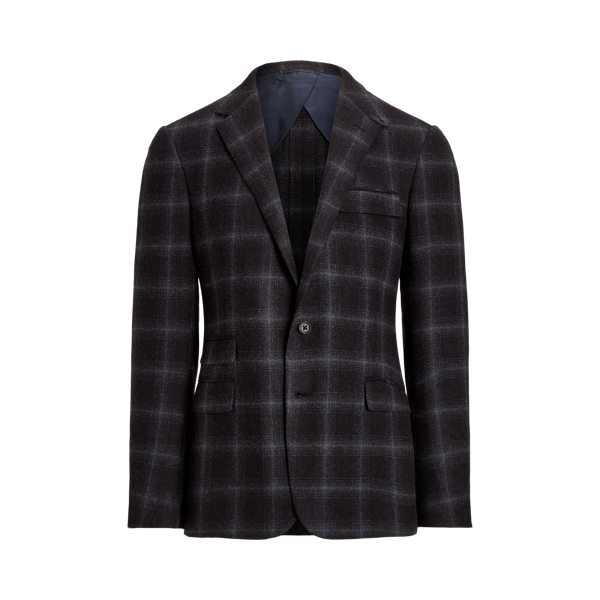 Kent Plaid Camel Hair Suit Jacket
