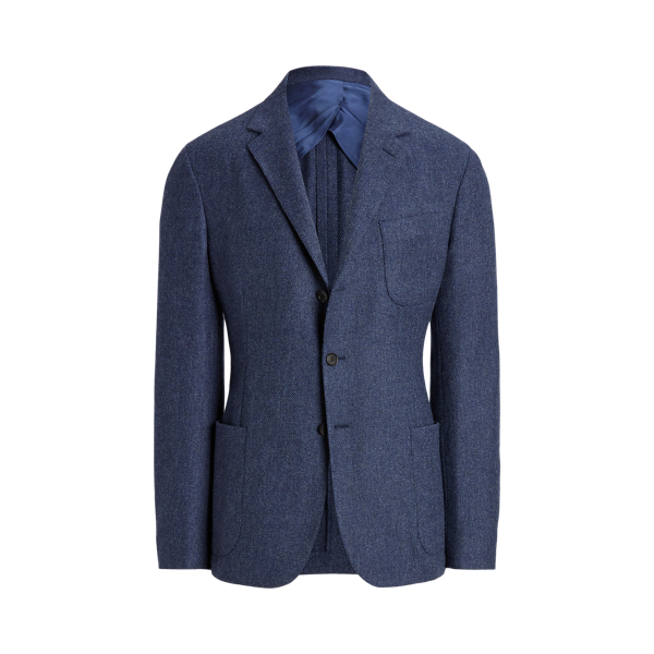 Hadley Hand-Tailored Wool-Blend Jacket Purple Label 1