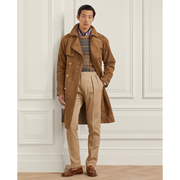 Long trench coat mens ralph lauren online