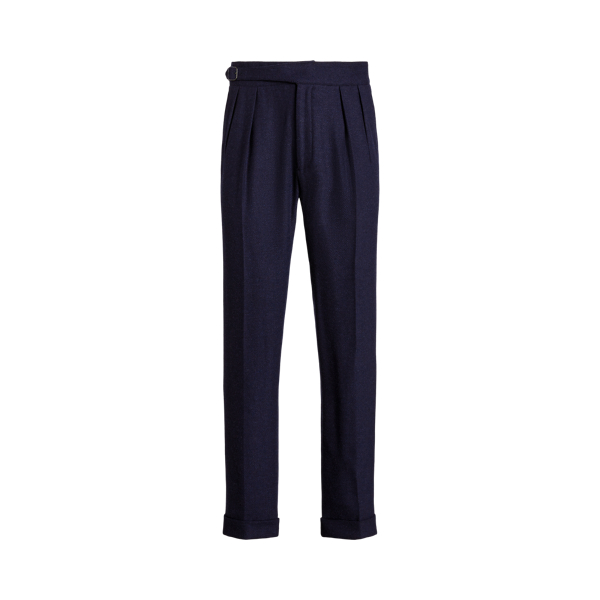 Hand-Tailored Herringbone Suit Trouser Purple Label 1