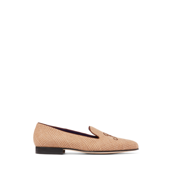 Alonzo Glen Plaid Tweed Slipper Purple Label 1