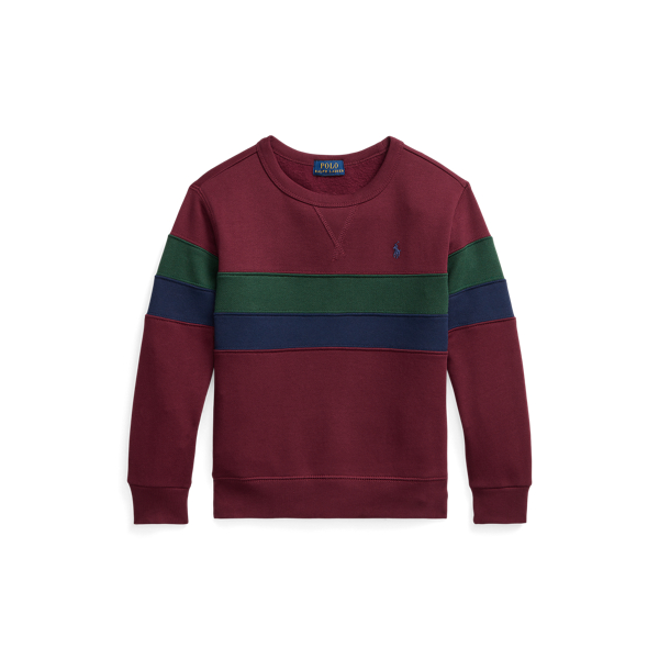 Striped Fleece Sweatshirt Boys 1.5-6 Years 1
