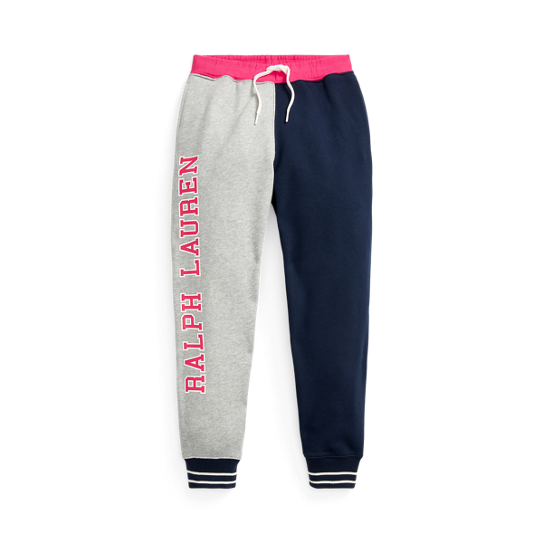 Logo Striped Fleece Jogger Pant