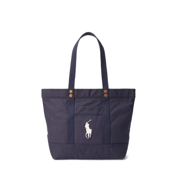 Big Pony Medium Canvas Tote for Women Ralph Lauren UK