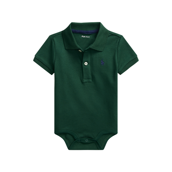 Soft Cotton Polo Bodysuit