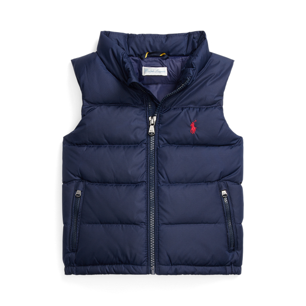 Waterafstotende dons bodywarmer