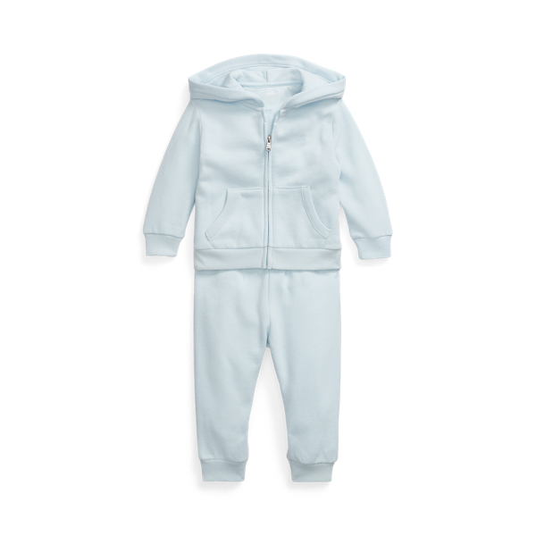 Fleece Full-Zip Hoodie and Trouser Set