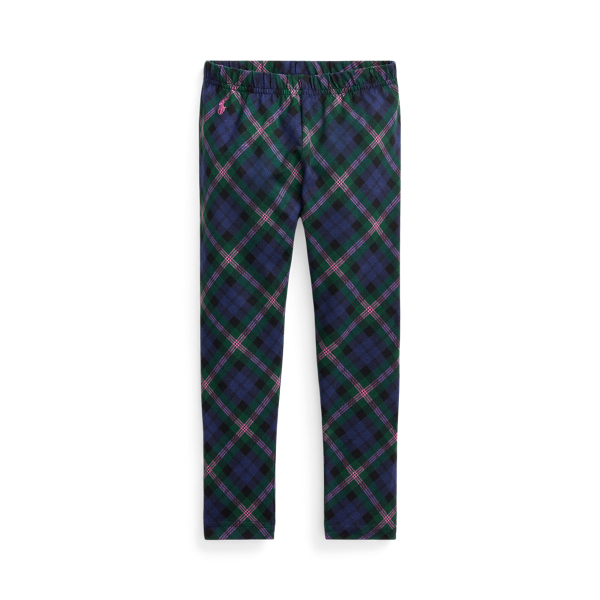 Plaid Stretch Jersey Legging