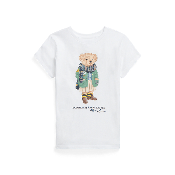 Polo Bear Cotton Jersey Tee Girls 7-14 Years in 1