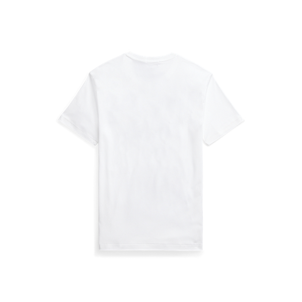 Weiches Custom-Slim-Fit T-Shirt Polo Ralph Lauren in Wei&szlig; 2