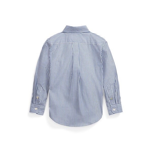 Gestreiftes Baumwollhemd Boys 1.5-6 Years in Navy / White 2