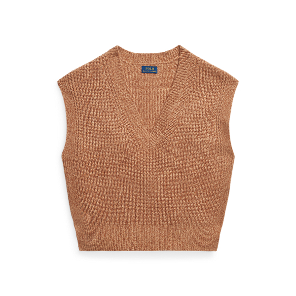 Rib-knit Wool-Blend Sleeveless Jumper Polo Ralph Lauren 1