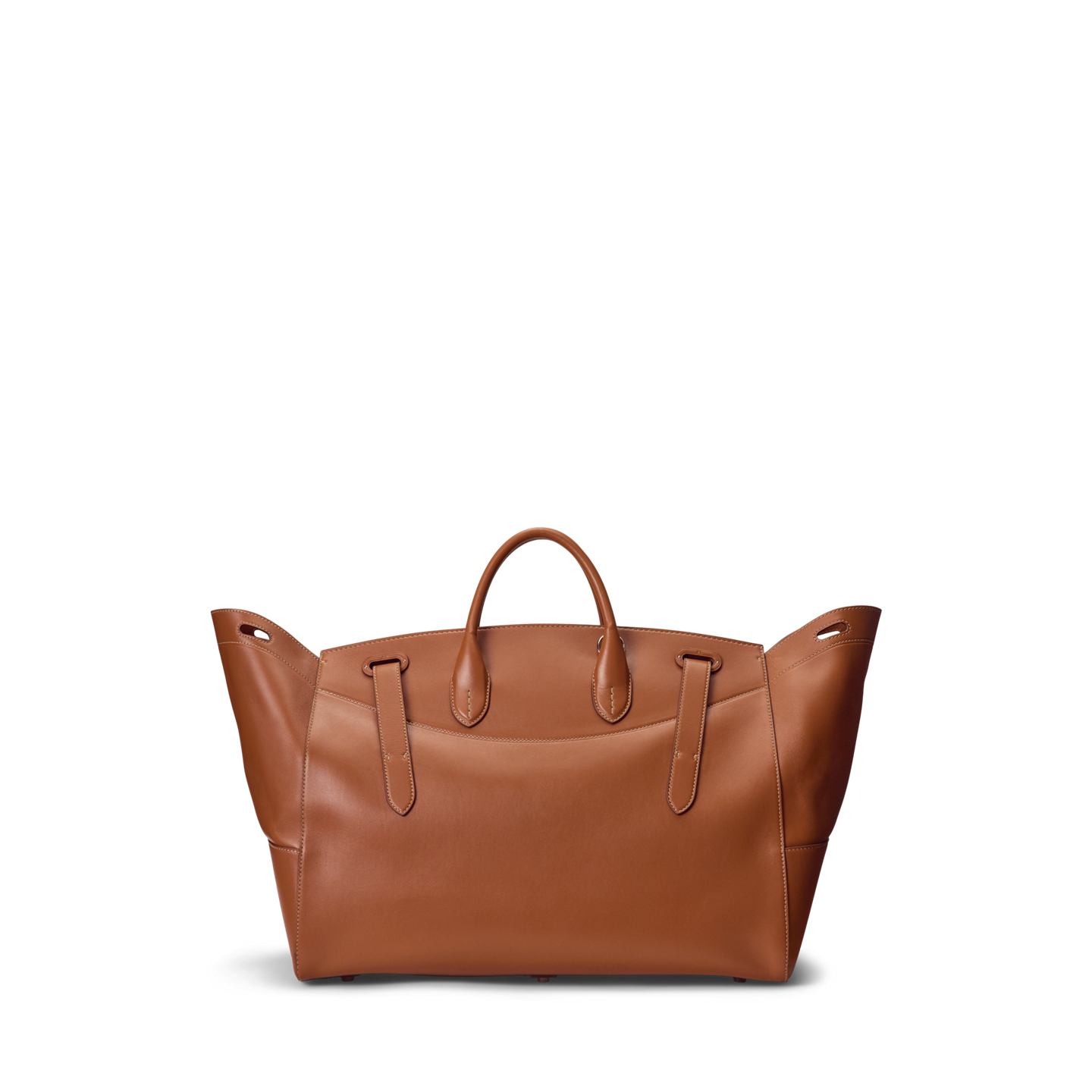 Мужская сумка Ralph Lauren Cooper Calfskin Duffel, цвет: Золотой — фото 2