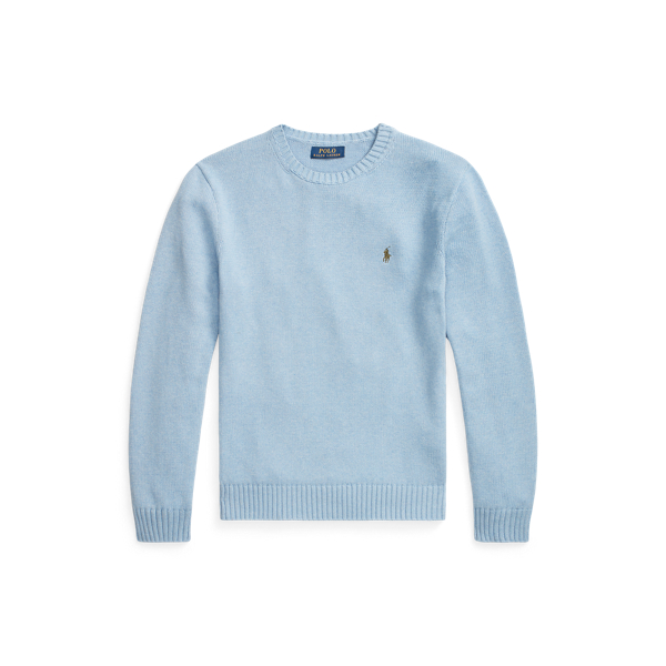 Pull col rond en coton
