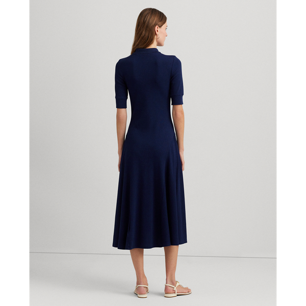ワンピース POLO RALPH LAUREN Woman Dress Green 211959905 001 Lauren Ralph Lauren Women's A-Line Polo Dress - Macy's