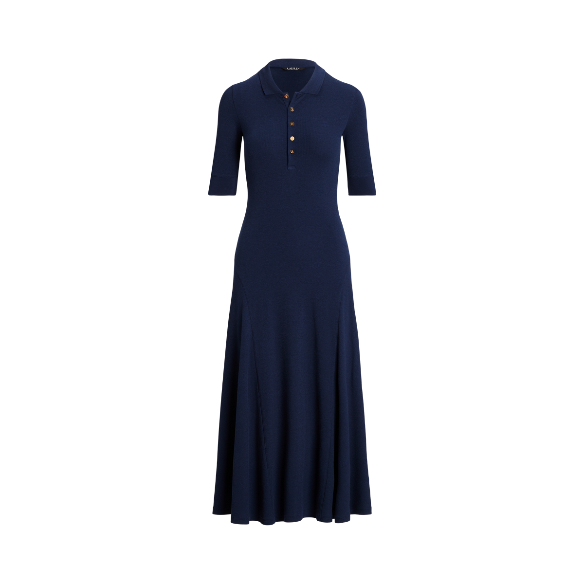 ワンピース Courreges Ivory Cotton Blend Polo Dress Courrèges Courreges Women Ivory Cotton Blend Polo Dress In
