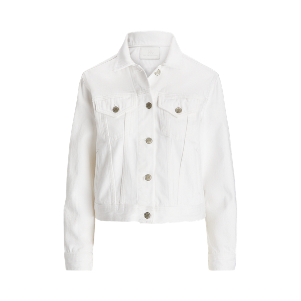 Ralph Lauren Sport White sale Denim Jacket S