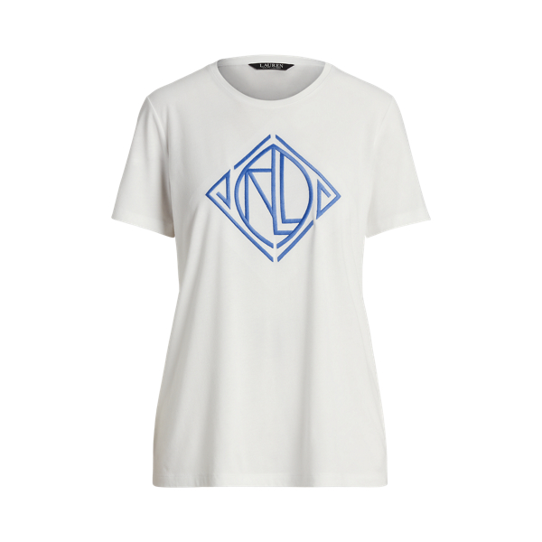 T-shirt &agrave; logo en coton m&eacute;lang&eacute;