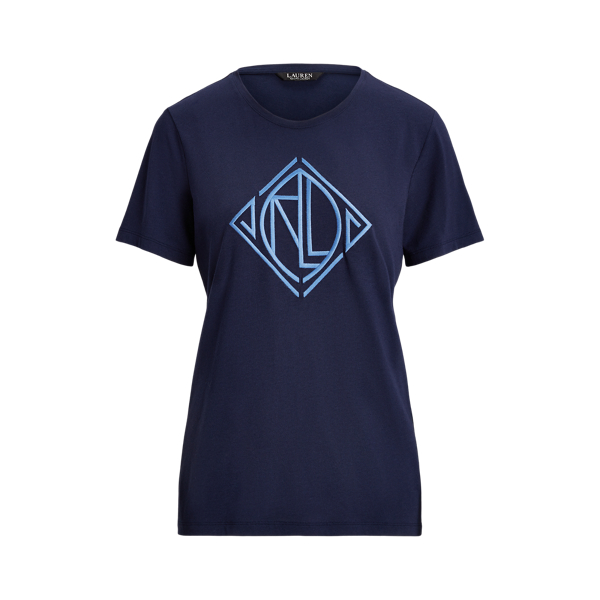 Logo Cotton-Blend Tee Lauren 1