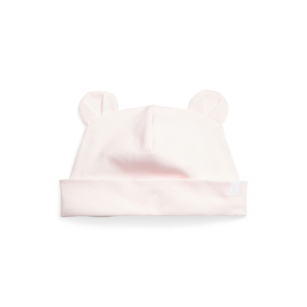 Bear-Ear Cotton Interlock Beanie