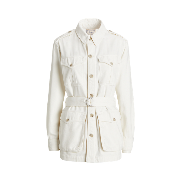 Veste boutonn&eacute;e en serg&eacute;