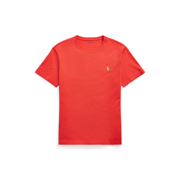 Custom slim jersey T-shirt ronde hals