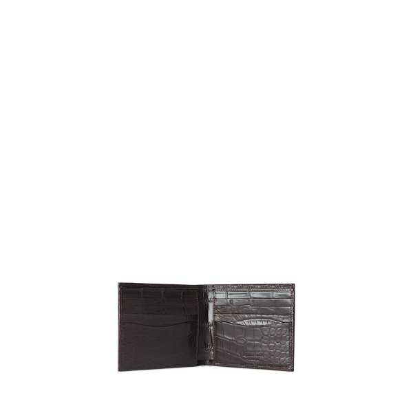 Ralph lauren alligator wallet best sale