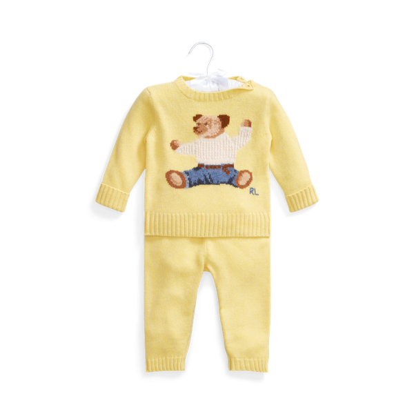 Polo Bear Cashmere Jumper &amp; Trouser Set