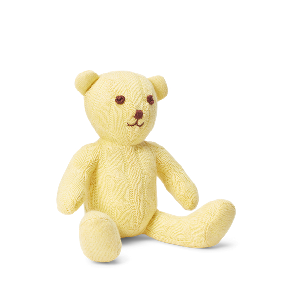 Small Cable Cashmere Bear