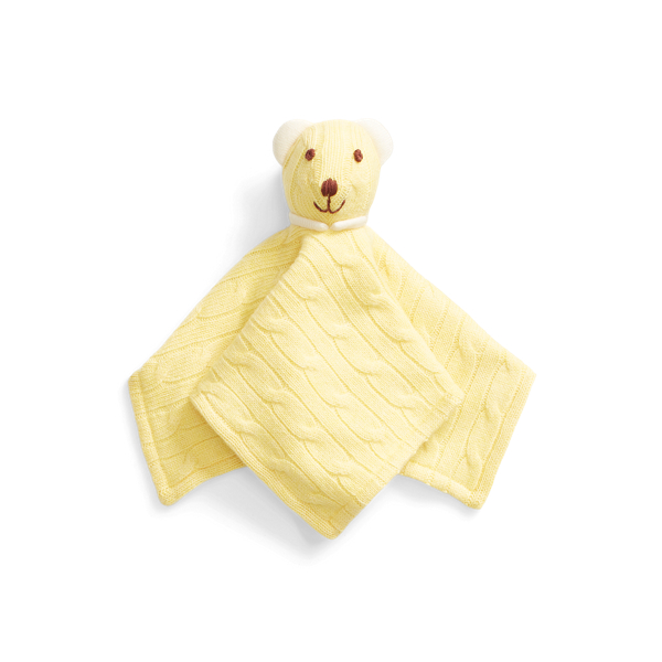 Cashmere Bear Lovey Blanket