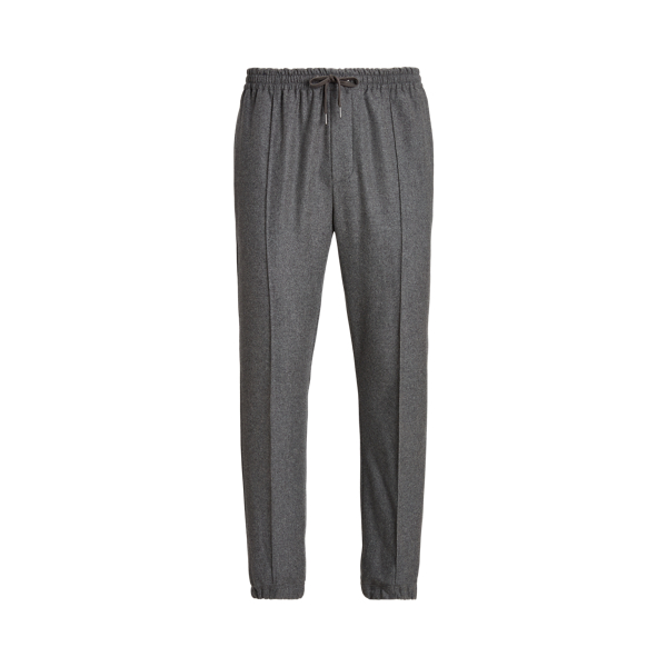 Wool Flannel Drawstring Trouser Purple Label 1