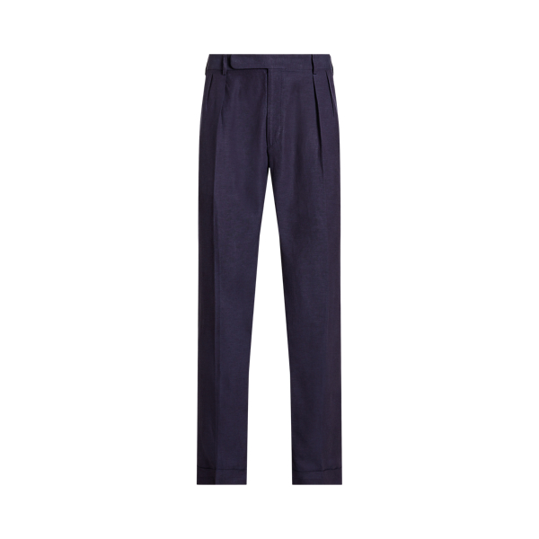 Glenn Hand-Tailored Silk-Linen Trouser