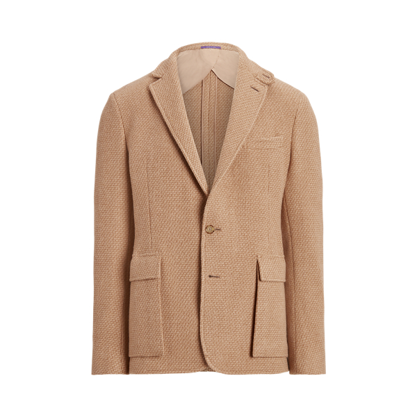 Hadley Textured Wool Twill Sport Coat Purple Label 1