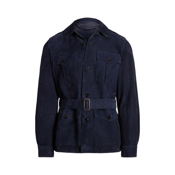 Wildlederjacke mit G&uuml;rtel