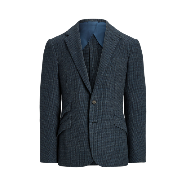 Kent Handmade Tick-Weave Suit Purple Label 1