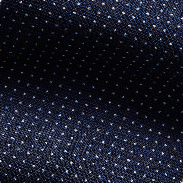 Cravate &agrave; petits points Purple Label en Marine 3