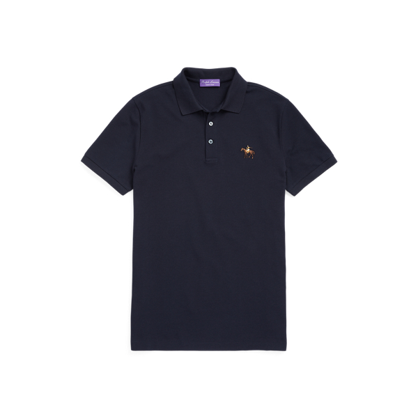 Polo in piqu&eacute; Custom Slim-Fit Purple Label in 1