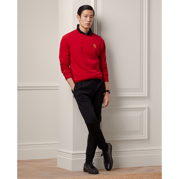 Classic Red Lunar New Year Fleece Sweatshirt Purple Label 4