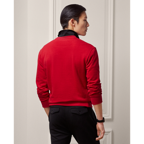 Classic Red Lunar New Year Fleece Sweatshirt Purple Label 5