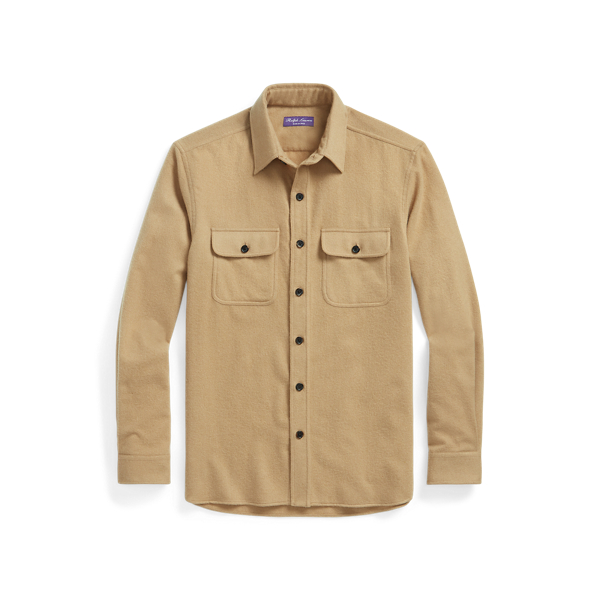 Flanellhemd aus Kaschmir Purple Label in 1