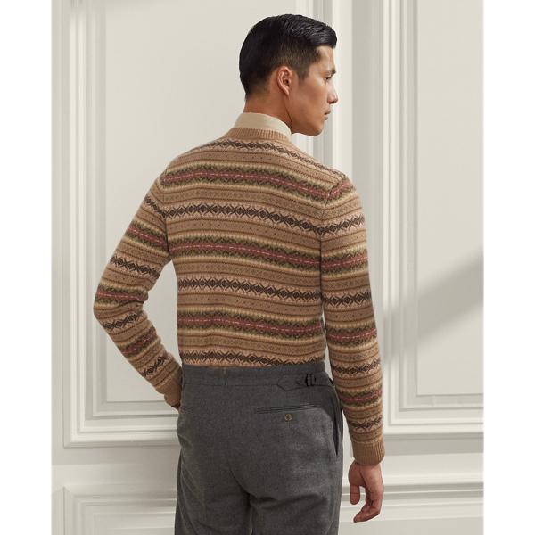 Wollpullover mit Fair-Isle-Muster Purple Label in Bedford-Fair-Isle 5