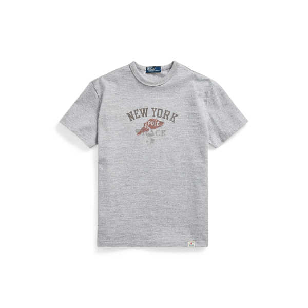 T-shirt de malha pesada Classic Fit Polo Ralph Lauren em 1