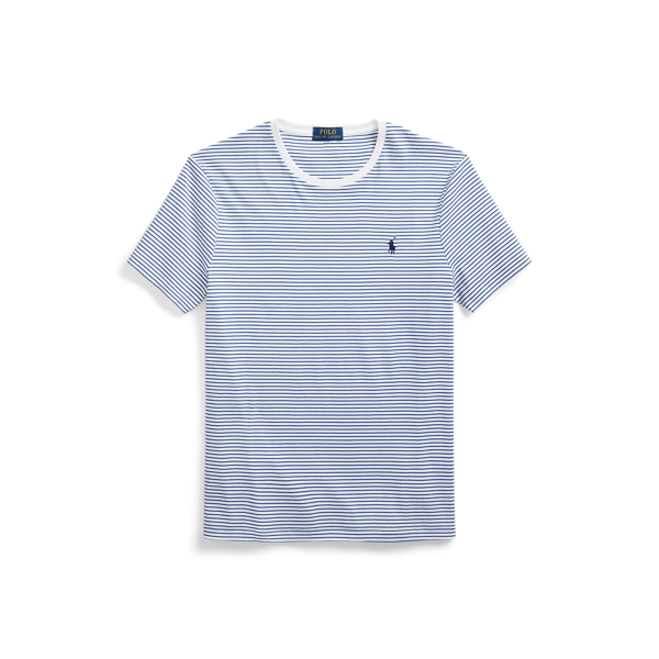 T-shirt ray&eacute; ajust&eacute; en coton doux Polo Ralph Lauren en 1