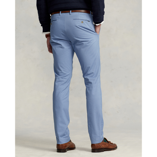 Channel Blue Stretch Slim Fit Chino Pant Polo Ralph Lauren 5