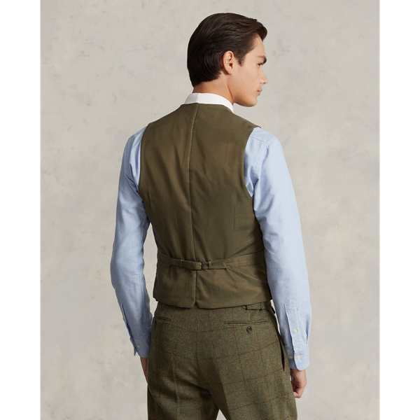 Chaleco de lana con cuadros Polo Ralph Lauren en Oliva/&oacute;xido 5