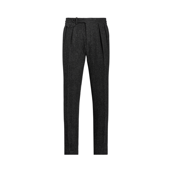 Charcoal Pleated Wool Twill Trouser Polo Ralph Lauren 2